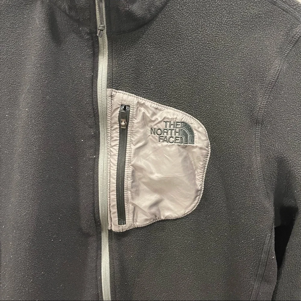 The North Face 100 Tundra Men’s Full Zip Fleece Mockneck Jacket Black Outdoor